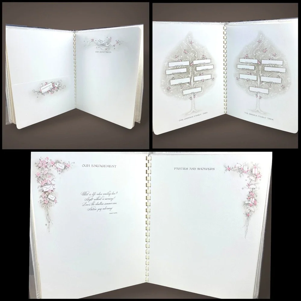 Hallmark Wedding Memory Book Photo Scrapbook Album New Box 1970s Vintage